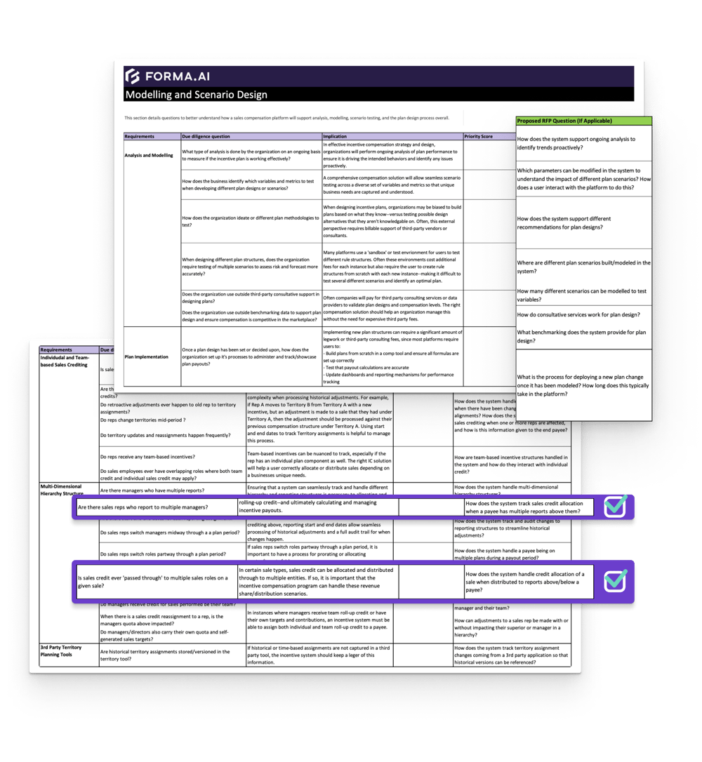 RFP Guide for Sales Compensation Software